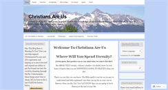 Desktop Screenshot of christiansareus.com