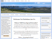 Tablet Screenshot of christiansareus.com